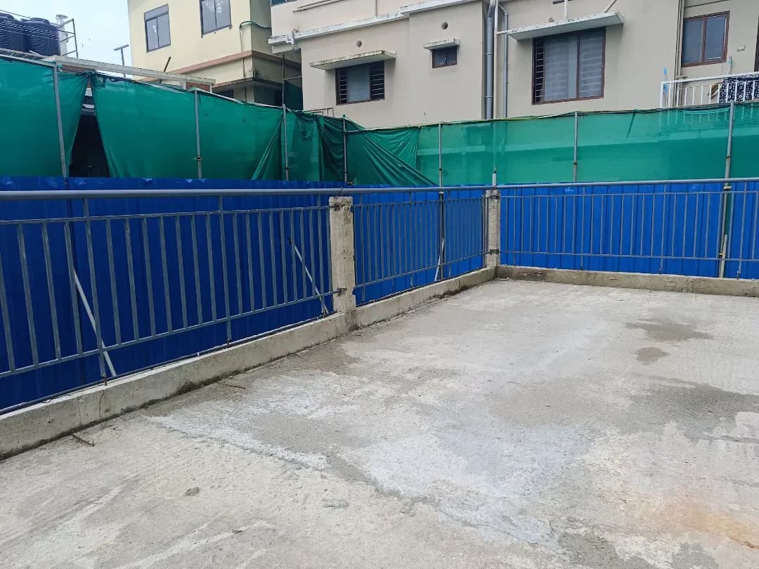 ground floor handrail fixing