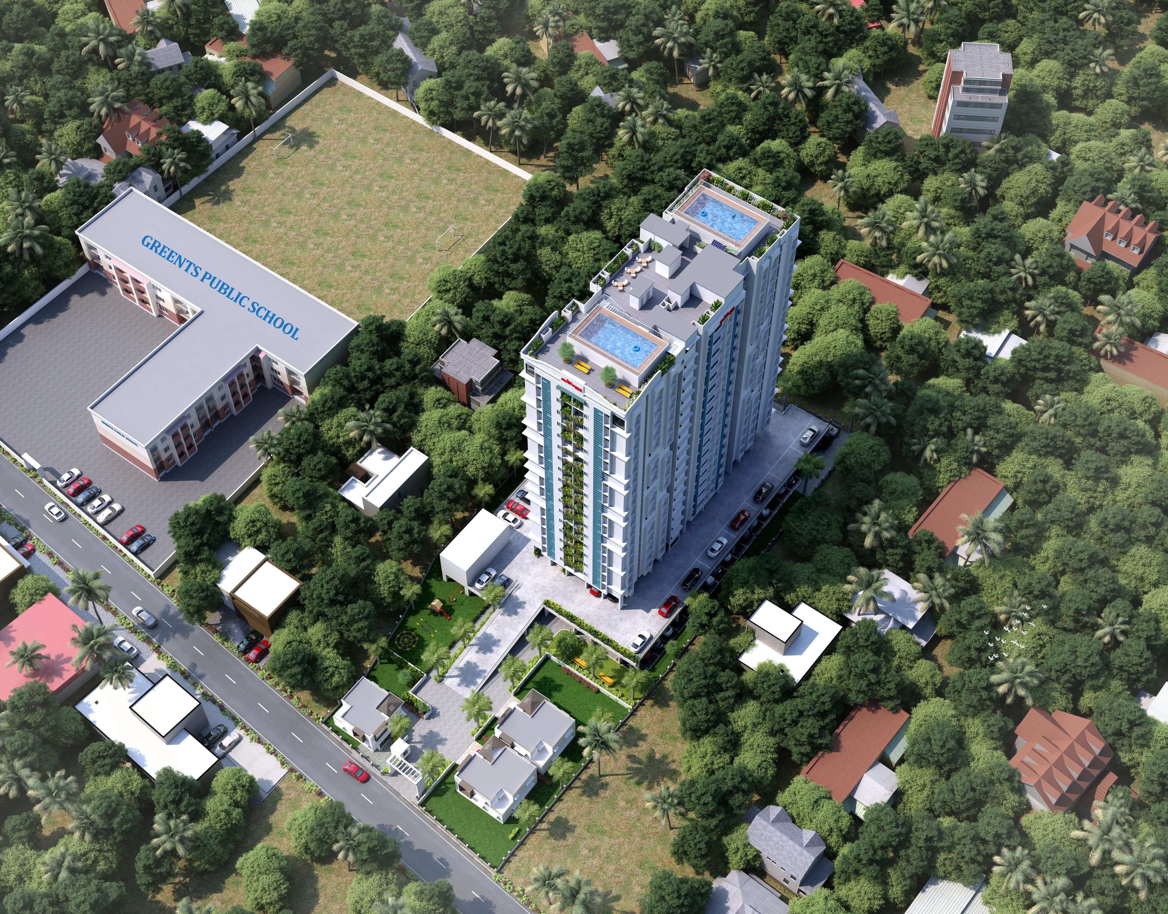  Confident White House: Luxury Living at the Heart of Kochi