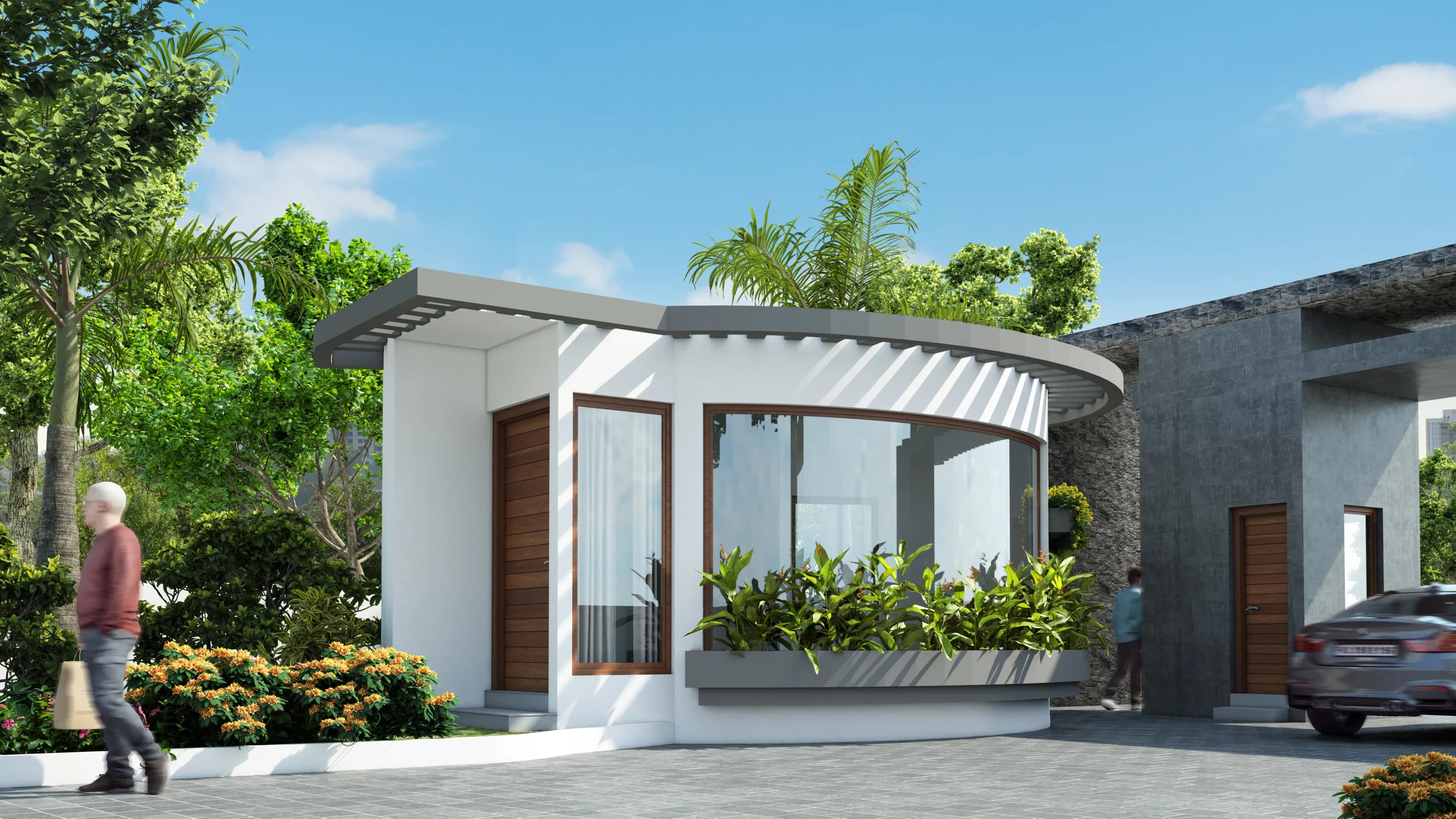 Modern Security Pavilion